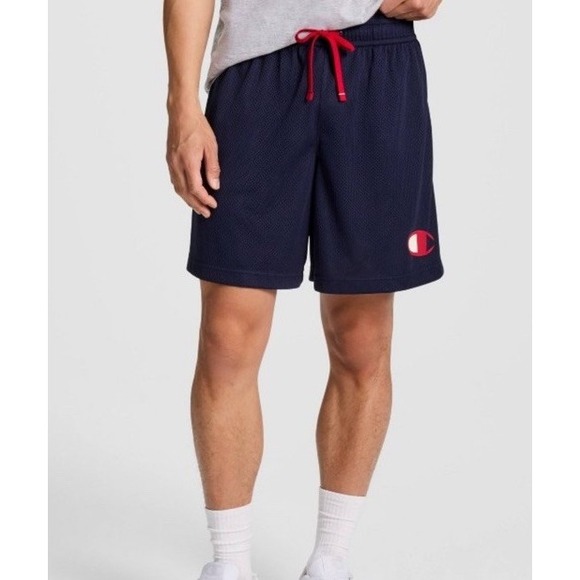 Champion men's 7" navy mesh shorts XXL - Picture 1 of 6